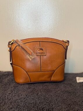 Dooney & Bourke Natural Florentine Mini Domed Crossbody
